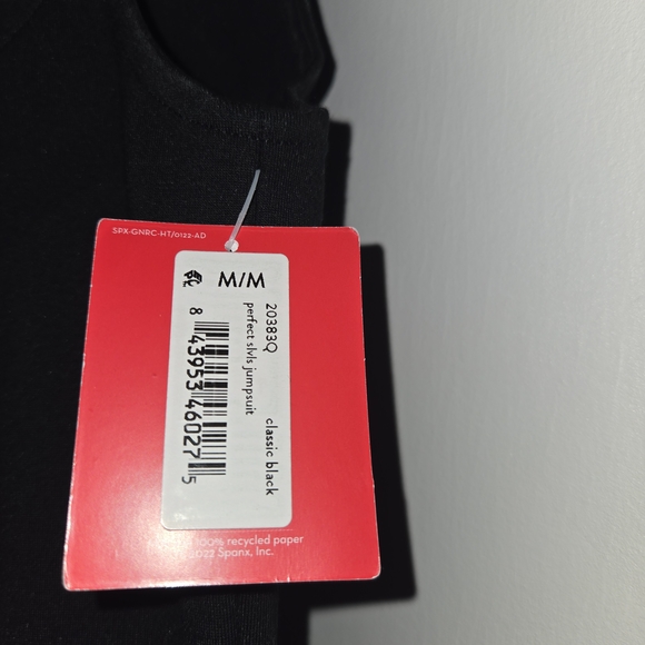 SPANX Petite Black Sleeveless Jumpsuit - Picture 3 of 4